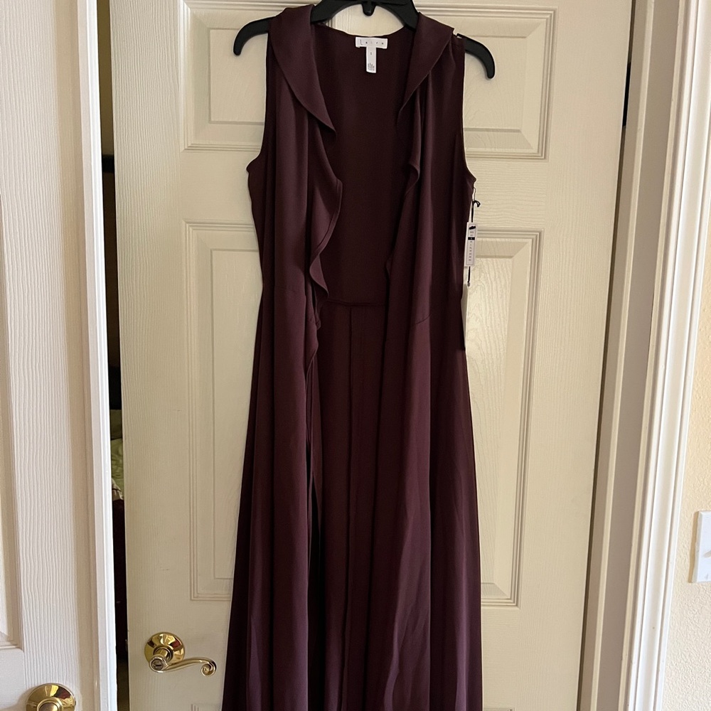 Leith purple long dress
